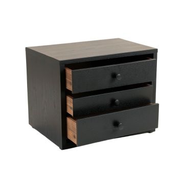 Cliff Bluff Small-Parts Storage Drawer Cabinet - Black