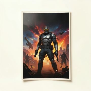 Star Wars : Rogue One - Intimidation Paper Print (synthetic illustration; no displayed measurements)