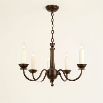 Jurgensen 6 - Light Candle Style Drum Chandelier (synthetic illustration; no displayed measurements)