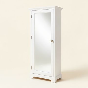 Billie-Lee Over The Door Jewelry Armoire With Mirror (synthetic illustration; no displayed measurements)