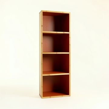 Hazel Crest Narrow Cubby Tower - Terracotta (synthetic illustration; no displayed measurements)