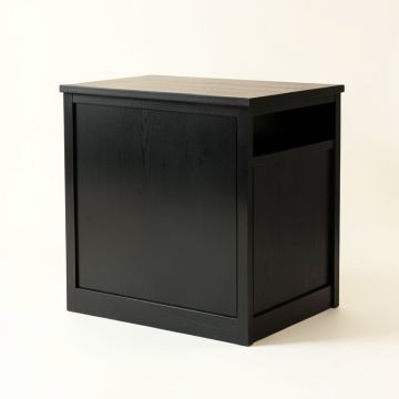 Aspen Dell Freestanding Laundry Folding Counter - Black (synthetic illustration; no displayed measurements)
