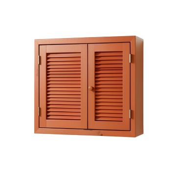 Bay Canyon Wall-Mounted Entry Cabinet - Terracotta (synthetic illustration; no displayed measurements)
