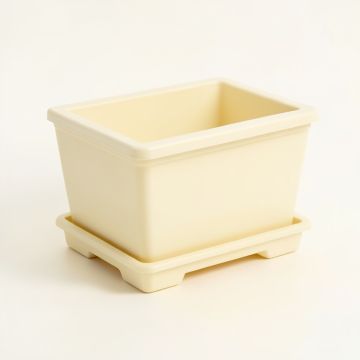 Wren Bluff Empty Raised Planter - Ivory (synthetic illustration; no displayed measurements)