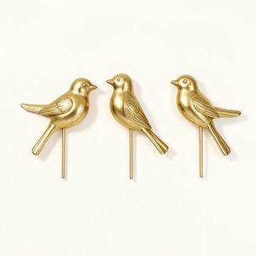 Contemporary Birds 3 Piece Wall Décor Set (synthetic illustration; no displayed measurements)