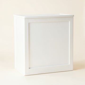Sage Crest Freestanding Laundry Folding Counter - White (synthetic illustration; no displayed measurements)