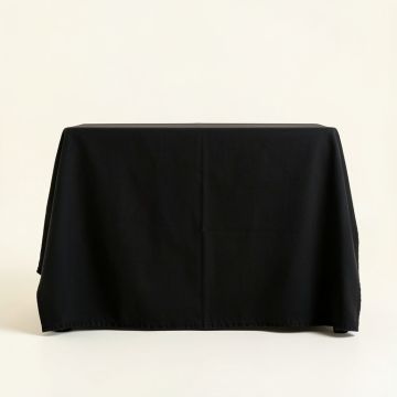 Vale Brook Flat Bed Sheet - Black (synthetic illustration; no displayed measurements)