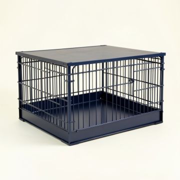 Pine Dale Empty Furniture-Style Pet Crate - Navy (synthetic illustration; no displayed measurements)