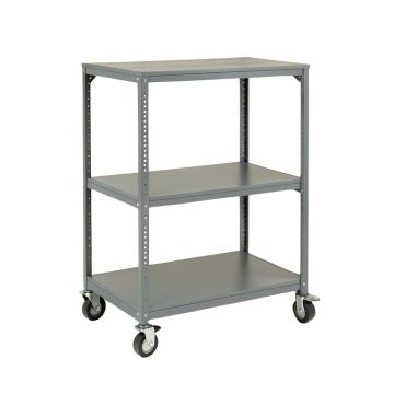 Heath Branch Empty Rolling Workshop Cart - Gray