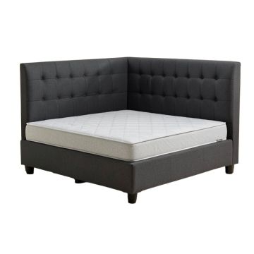 Ausable Tufted Upholstered Low Profile Platform Bed