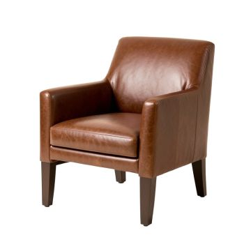 Apaui Genuine Leather Upholstered Dining Chair