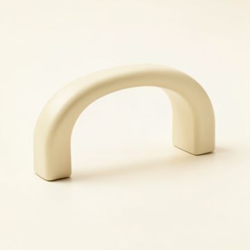Wren Branch Cabinet Handle Without Packaging - Ivory (synthetic illustration; no displayed measurements)