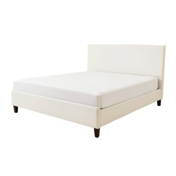 Whicker Upholstered Platform Bed