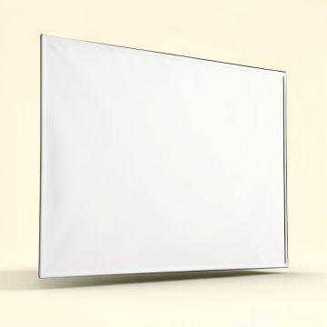 3D Movie White 120 '' Portable Projection Screen (synthetic illustration; no displayed measurements)