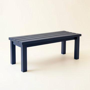 Harbor Dale Indoor Bench - Navy (synthetic illustration; no displayed measurements)