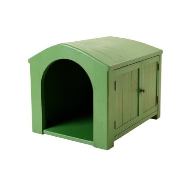 Ash Bridge Empty Furniture-Style Litter Enclosure - Green