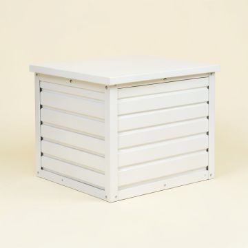 Flint Bend Closed Outdoor Storage Box - White (synthetic illustration; no displayed measurements)