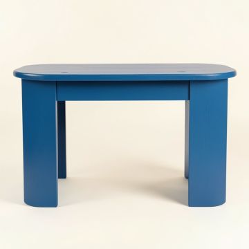 Spruce Edge Writing Desk - Blue (synthetic illustration; no displayed measurements)