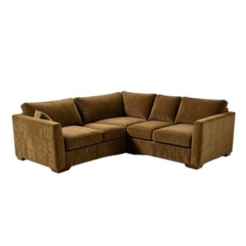Ewall 130 '' Wide Chenille Left Hand Facing Corner Sectional