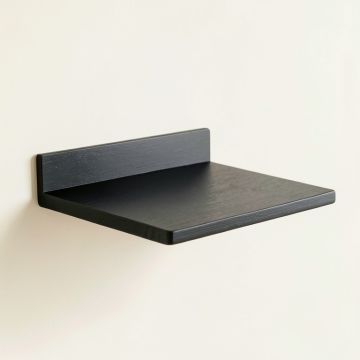 Field Field Wall-Mounted Cat Perch - Black (synthetic illustration; no displayed measurements)