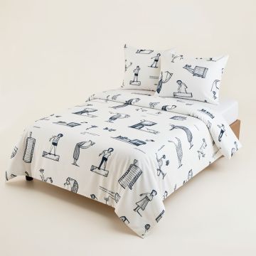 Holli Zollinger Shiko Marine Duvet Cover (synthetic illustration; no displayed measurements)
