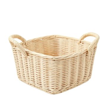 Laurel Arc Empty Storage Basket - Ivory