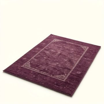 Quays Handwoven Wool Plum Area Rug (synthetic illustration; no displayed measurements)