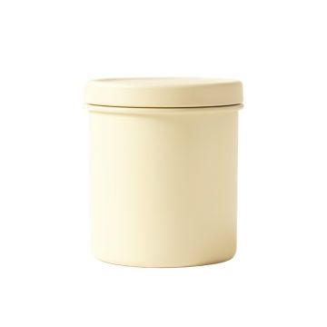 Oak Bluff Storage Canister With Lid - Ivory