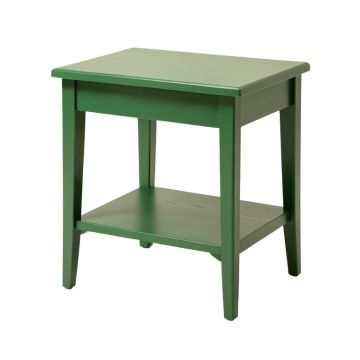 Slate Bend Side Table - Green