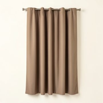 Alexzavier Faux Silk Solid Color Rod Pocket Single Curtain Panel (synthetic illustration; no displayed measurements)