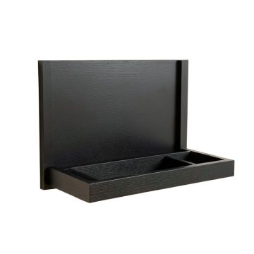 Sage Bridge Empty Wall-Mounted Tool Organizer Panel - Black
