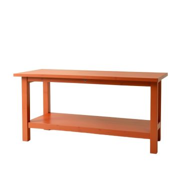 Oak Bluff Empty Workshop Workbench - Terracotta