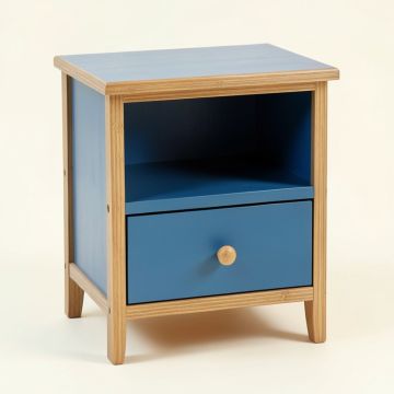 Meadow Bridge Nightstand - Blue (synthetic illustration; no displayed measurements)