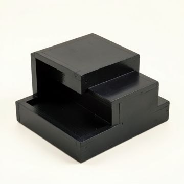Ridge Branch Empty Countertop Canister Rack - Black (synthetic illustration; no displayed measurements)
