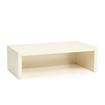 Bay Field Desktop Monitor Riser - Cream (synthetic illustration; no displayed measurements)