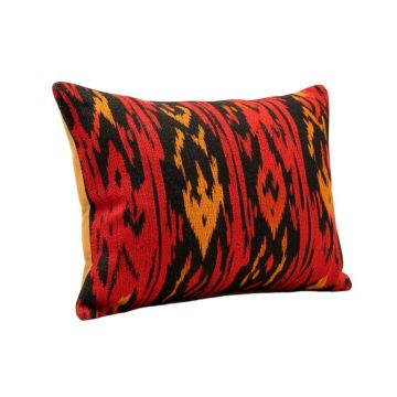 Lunar Sky Ikat Accent Cotton Lumbar Pillow (synthetic illustration; no displayed measurements)