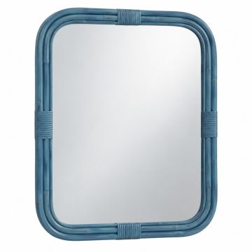 Brook Bluff Framed Wall Mirror - Blue