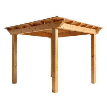 Breeze 16 Ft. W X 10 Ft. D Solid Wood Pergola