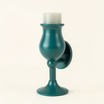 Peacock Tall Iron Wall Sconce (synthetic illustration; no displayed measurements)