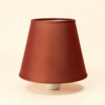 13.5 '' H X 18 '' W Silk/Shantung Bell Lamp Shade ( Screw On ) (synthetic illustration; no displayed measurements)