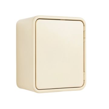 Lake Crest Wall-Mounted Laundry Cabinet - Cream