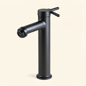 Sweep Single Hole Bathroom Faucet With Drain Assembly (synthetic illustration; no displayed measurements)