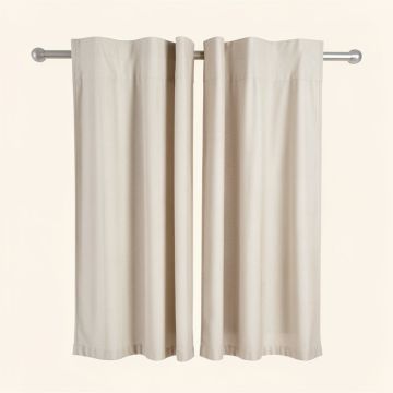 Adonis Solid Semi-Sheer Rod Pocket Curtain Panels (synthetic illustration; no displayed measurements)