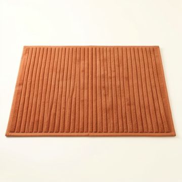 Alder Branch Bath Mat - Terracotta (synthetic illustration; no displayed measurements)