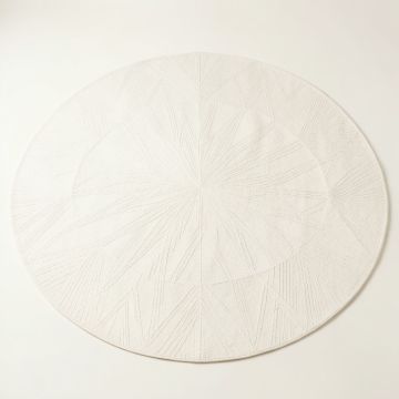 Harbor Crest Round Area Rug - Ivory (synthetic illustration; no displayed measurements)