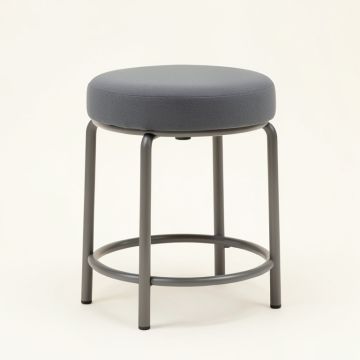 Bales Upholstered Curved Back Adjustable Height Swivel Bar Stool (synthetic illustration; no displayed measurements)