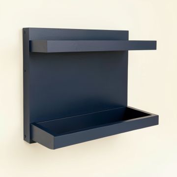 Field Edge Empty Wall-Mounted Tool Organizer Panel - Navy (synthetic illustration; no displayed measurements)