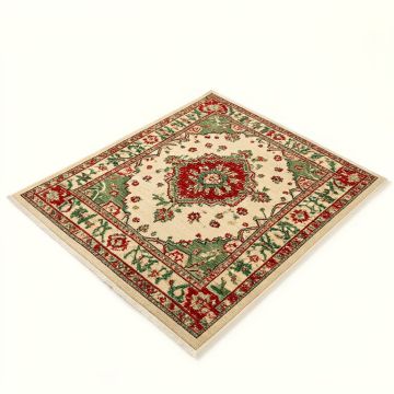 Lahaina Power Loom Ivory/Red/Green Area Rug (synthetic illustration; no displayed measurements)