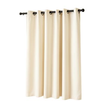 Norwell Solid Blackout Thermal Grommet Single Curtain Panel