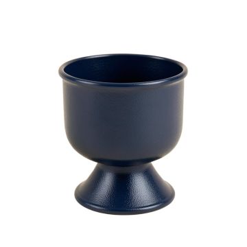Hazel Bend Empty Candle Holder - Navy